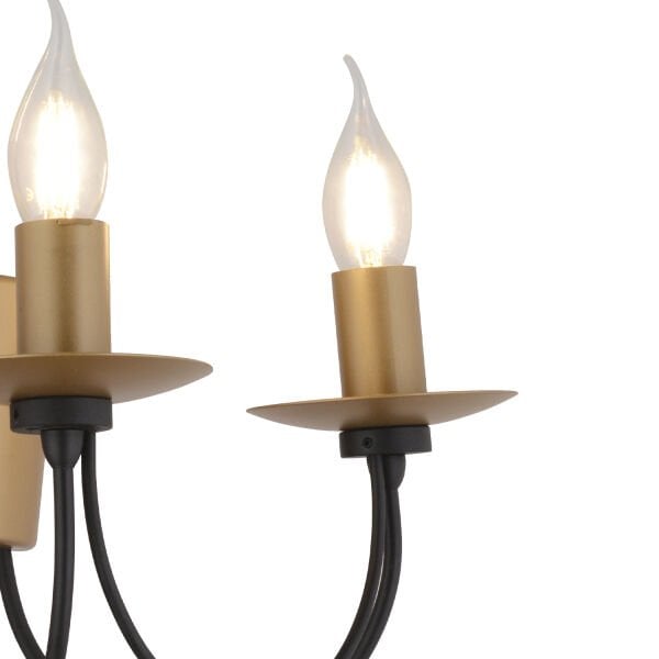 Joyce 2'li Siyah Eskitme Modern Yatak Başı, Salon Aplik