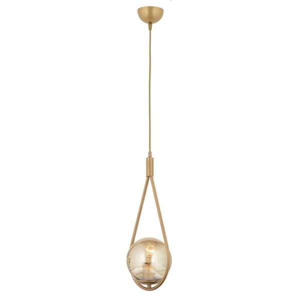 Mirza Tekli Eskitme Bal Camlı Modern Sarkıt Mutfak Salon Sarkıt Avize