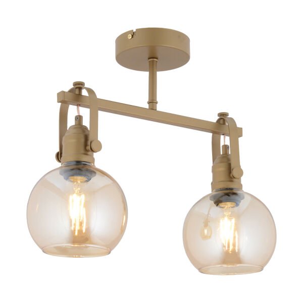 Cherish 2'li Eskitme Bal Camlı Modern Oturma Odası Salon Avize