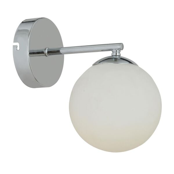 Elvin Krom Kaplama Duvar Lambası Yatak Odası-Yatak Başı-Banyo İçin Modern Aplik