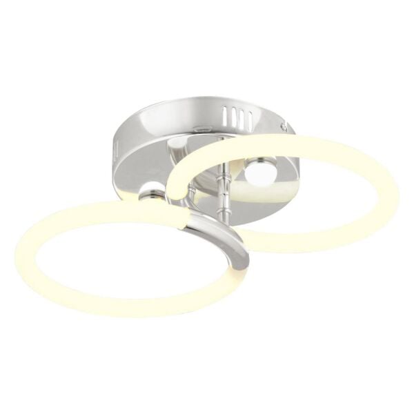 Honos 2li Krom 32 Watt Plafonyer Led Avize