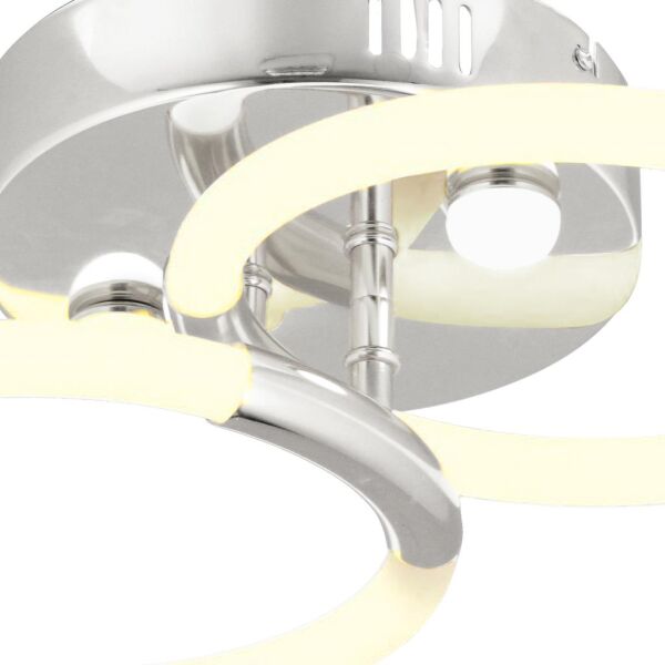 Honos 2li Krom 32 Watt Plafonyer Led Avize