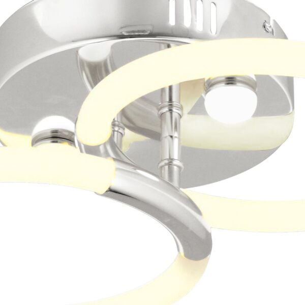 Honos 2li Krom 32 Watt Plafonyer Led Avize