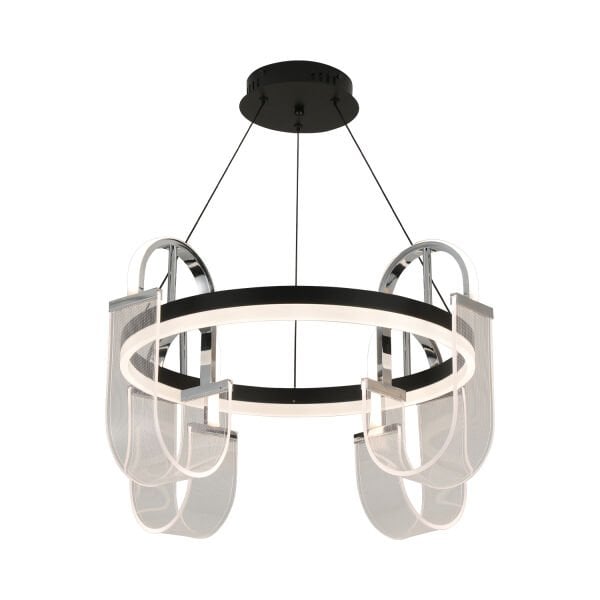 Debora 4 lü 65 watt Ledli Modern Tasarım Oturma Odası Salon Avize