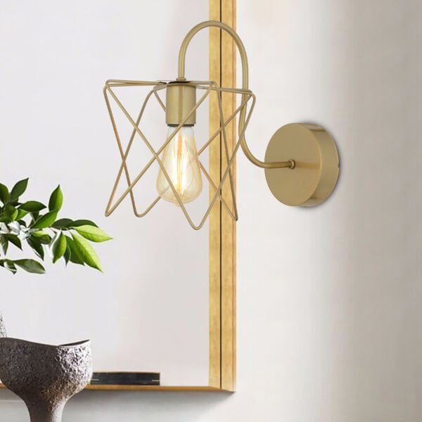 Mondi Eskitme Tekli Aplik Duvar Lambası