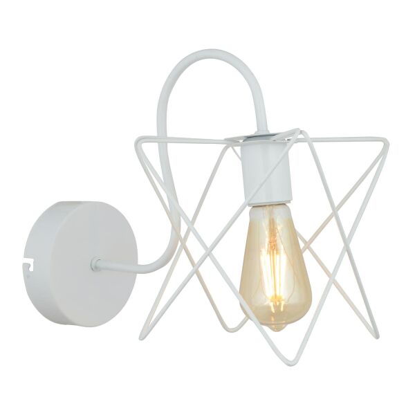 Mondi Beyaz Tekli Aplik Duvar Lambası