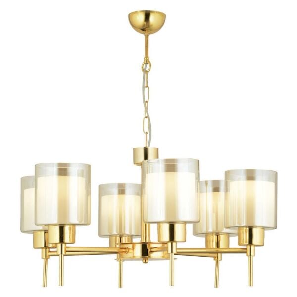 Cemre 6 Lı Gold Modern Yatak Odası Salon Avize