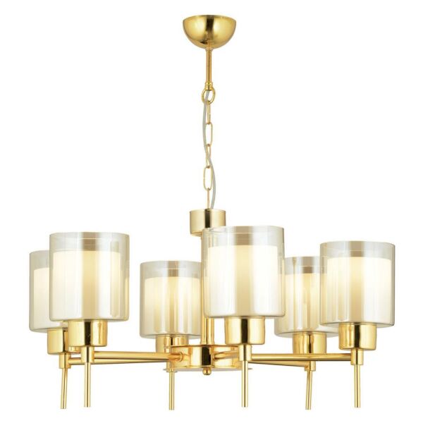 Cemre 6 Lı Gold Modern Yatak Odası Salon Avize