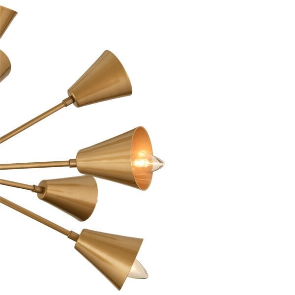 Revista 18Li Eskitme Boyalı Modern Retro Sarkıt Salon Avize