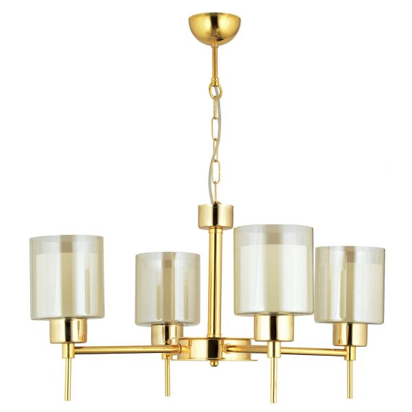 Cemre 4 Lü Gold Modern Yatak Odası Salon Avize