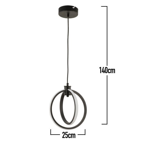 Linux Sarkıt 34 Watt Sarkıt 3 Renkli Ledli Modern Mutfak Banyo Led Salon Sarkıt Avize