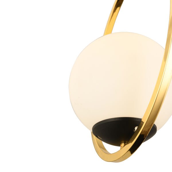 Lifos Tekli Gold Kaplamalı Plafonyer Modern Mutfak Salon Avize