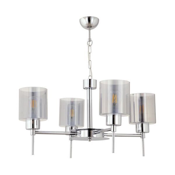 Cemre 4'Lü Krom Modern Yatak Odası Mutfak Salon Avize