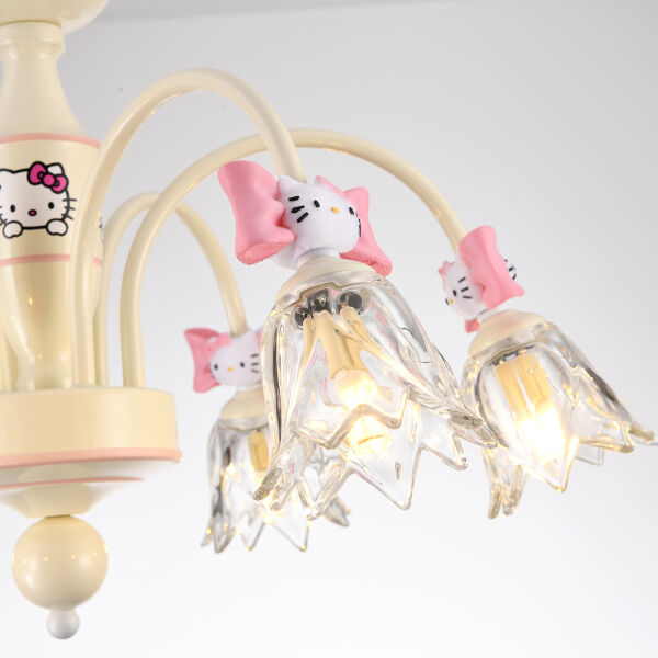 Hello Kitty Figürlü 6'lı Çocuk Odası Avize