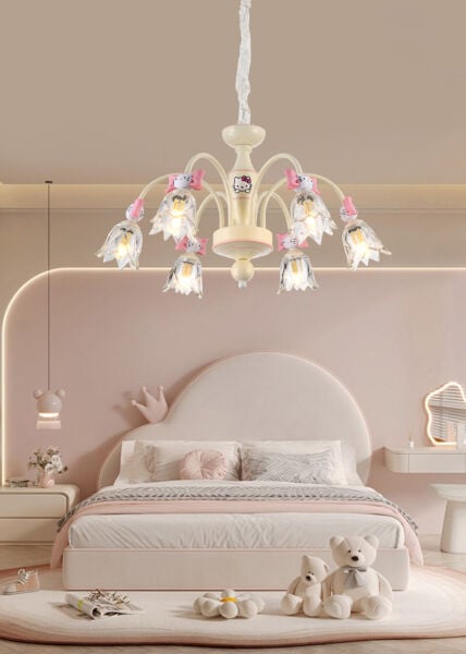 Hello Kitty Figürlü 6'lı Çocuk Odası Avize