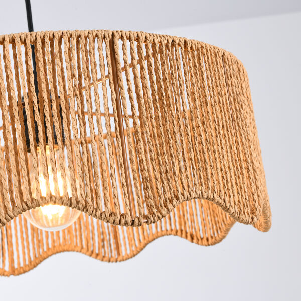 Cosmo Hasır Rattan Bohem Model Sarkıt Koridor, Salon Avize