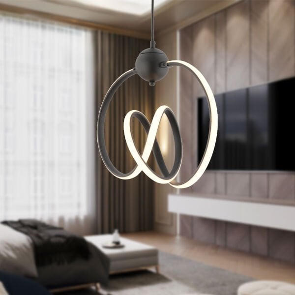 Zagor Sarkıt 53 Watt Sarkıt 3 Renkli Ledli Modern Mutfak Banyo Led Salon Sarkıt Avize