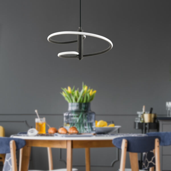 Paros Sarkıt 39 Watt Sarkıt 3 Renkli Ledli Modern Mutfak Banyo Led Salon Sarkıt Avize