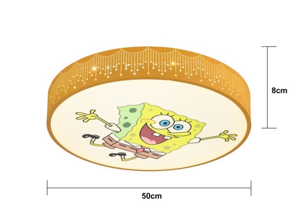 Sungerbob Figürlü Plafonyer Led Çocuk Odası Ledli Avize
