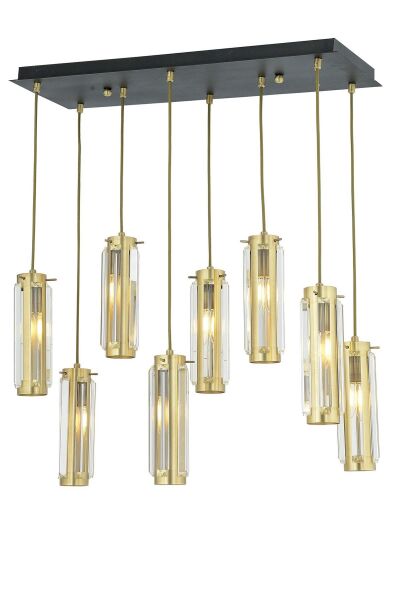 NATALİ 8Lİ SIRALI ESKİTME SARKIT SALON- YEMEK MASASI AVİZE