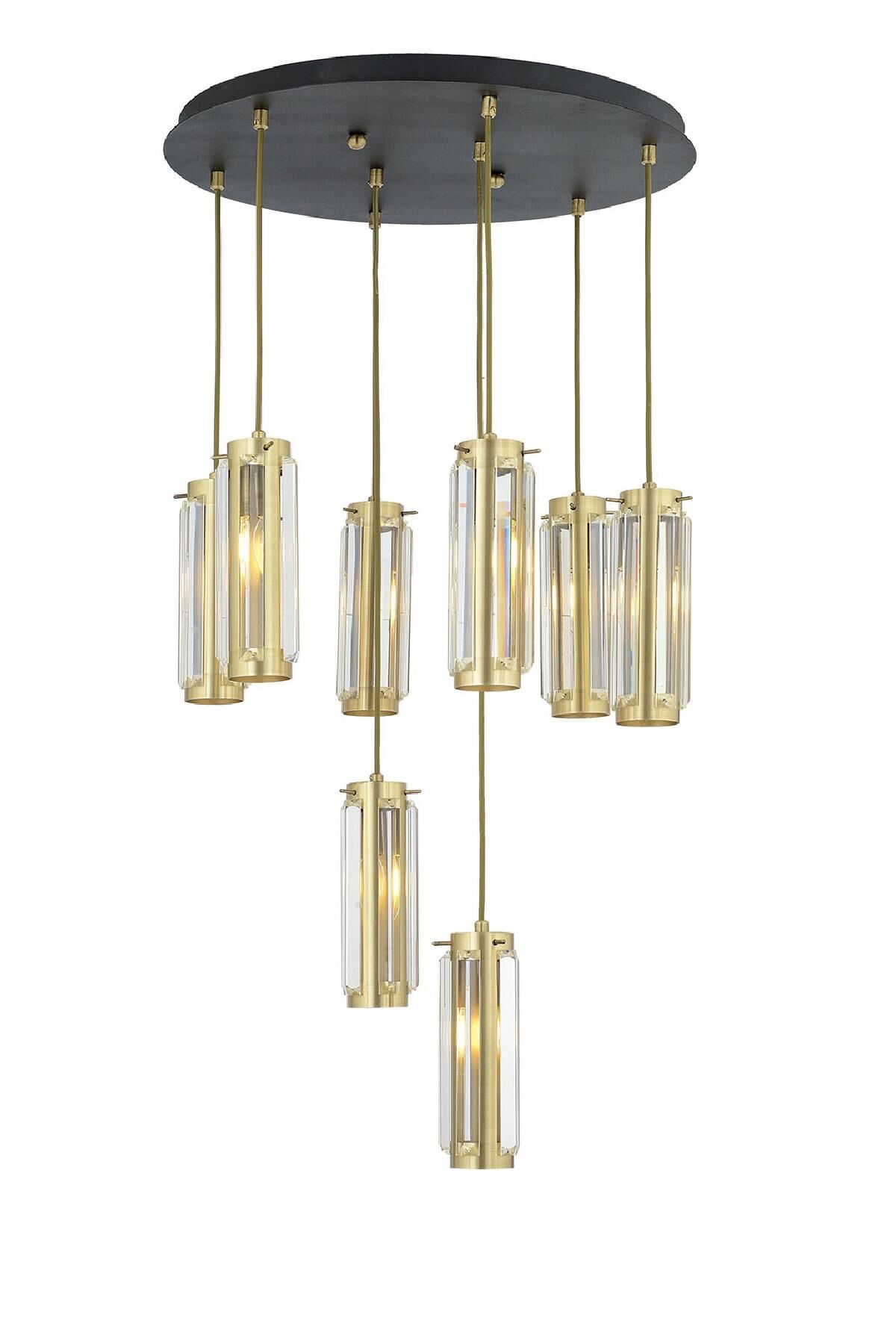 Natali 8Li Sarkıt Eskitme Modern Genç Odası Mutfak Salon Sarkıt Avize