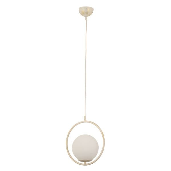 Luis Tekli Beyaz Silme Sarkıt Beyaz Camlı Modern Sarkıt Mutfak Salon Sarkıt Avize