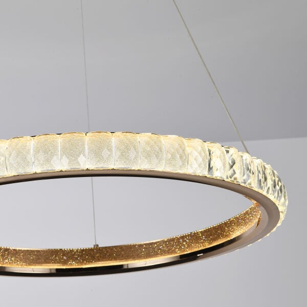 LUCA 60 LIK GOLD LEDLİ AVİZE