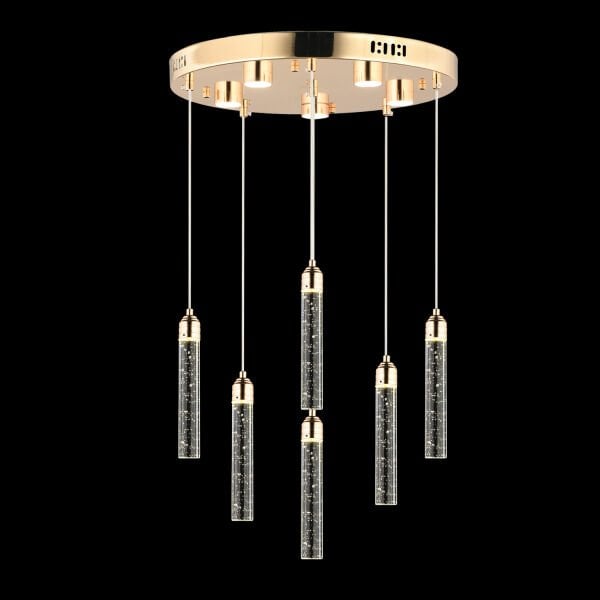 Zaki 6 Lı Gold Led Avize