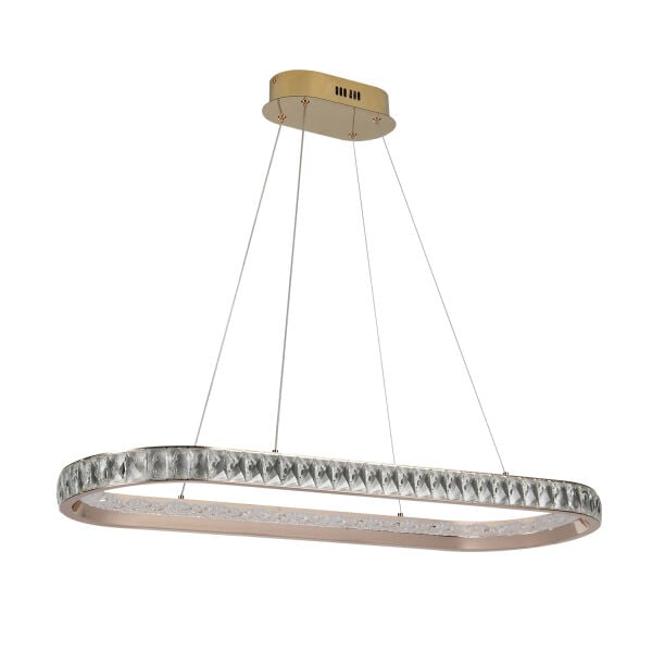 ELİO SIRALI GOLD LEDLİ AVİZE