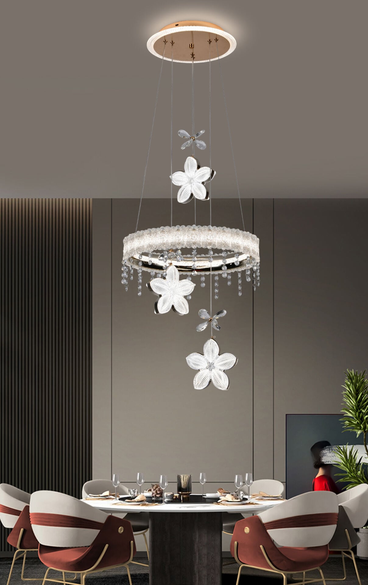 ORFEO 3'LÜ GOLD LED AVİZE