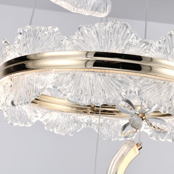 LILIANA 3'LÜ GOLD LED AVİZE
