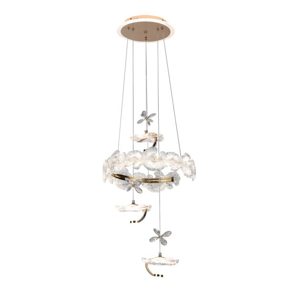 ANKA 3'LÜ GOLD LED AVİZE