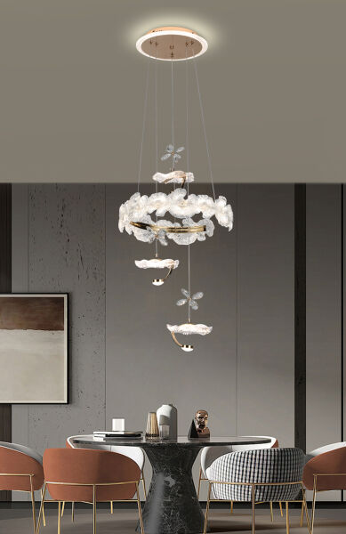 ANKA 3'LÜ GOLD LED AVİZE