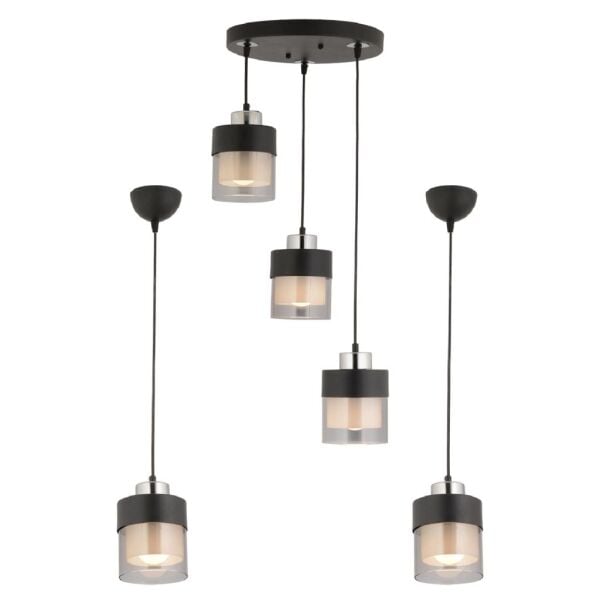 Boris Krom 3 Parça Avize Seti