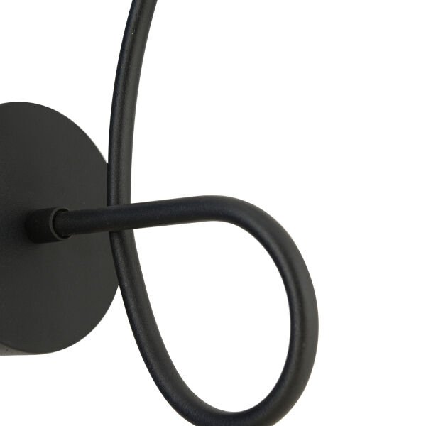 Alegra Siyah Yatak Odası-Yatak başı,Cafe,Restoran için Duvar Lambası Modern Retro Aplik