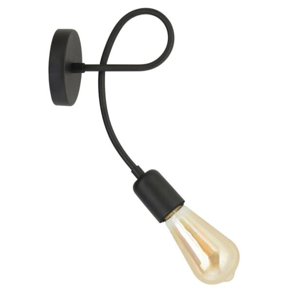 Alegra Siyah Yatak Odası-Yatak başı,Cafe,Restoran için Duvar Lambası Modern Retro Aplik