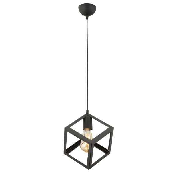 Cup Tekli Sarkıt Siyah Modern Retro Sarkıt Mutfak Salon Sarkıt Avize