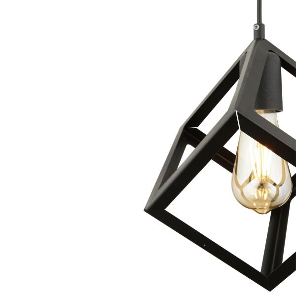 Cup Tekli Sarkıt Siyah Modern Retro Sarkıt Mutfak Salon Sarkıt Avize