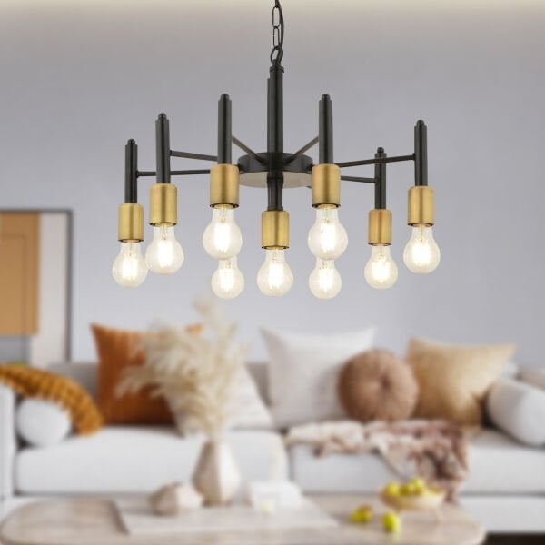 Semin 9Lu Modern Cafe,Restoran için Uygun Retro Salon Avize