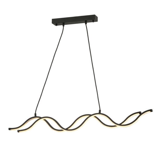 Barciella 2Li Siyah 48 Watt 3 Renkli Modern Mutfak Banyo Mutfak Led Salon Avize