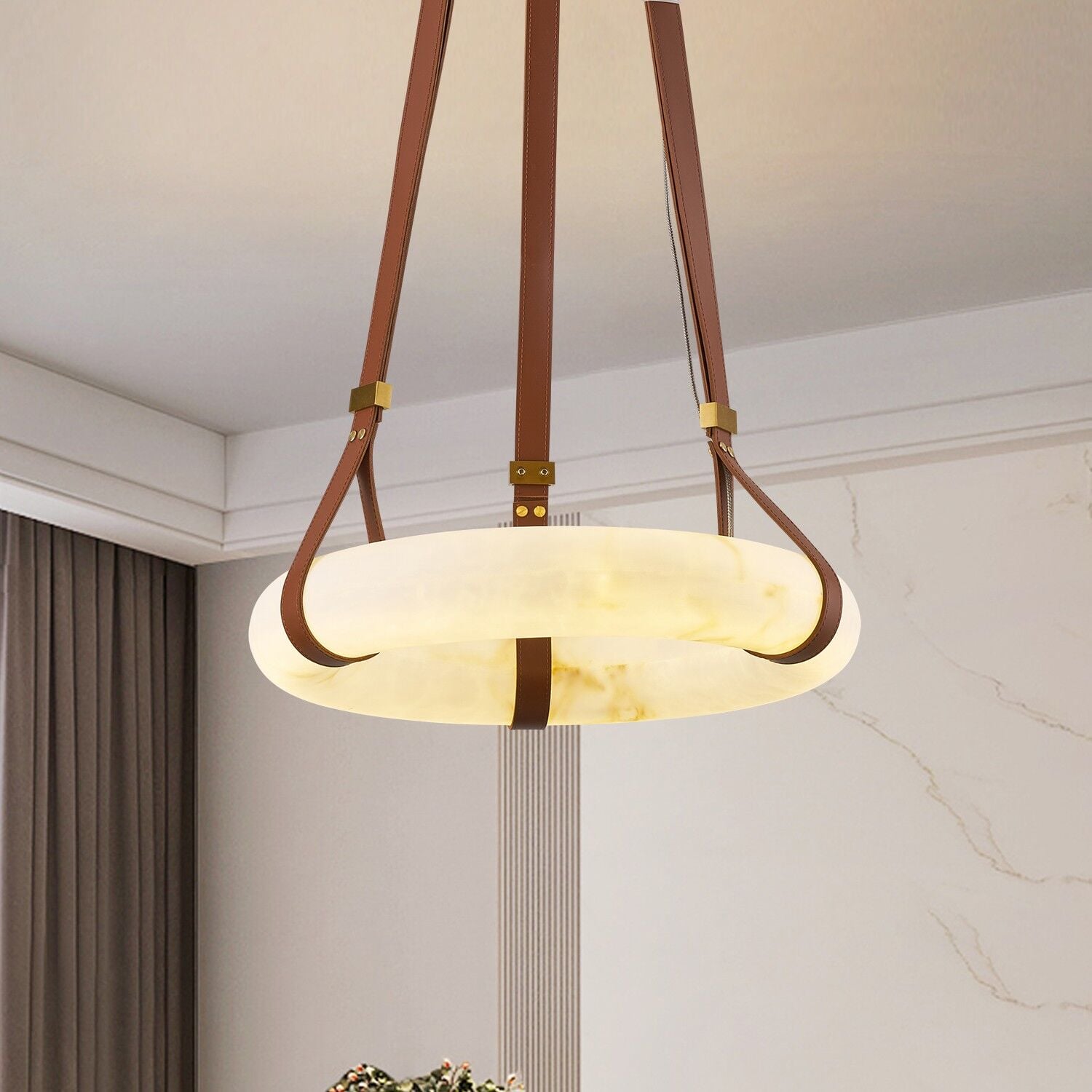 Zevrox 50lik Yuvarlak 3 Renkli Led Avize