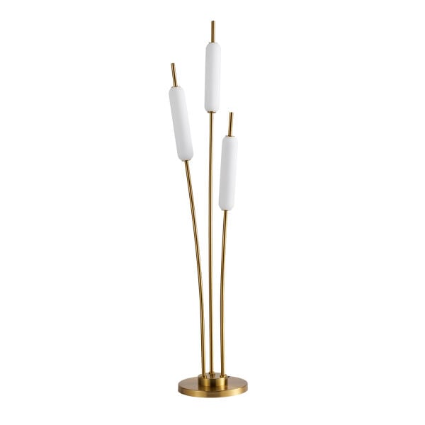 Reed 3'lü Gold 36 Watt Led Lambader