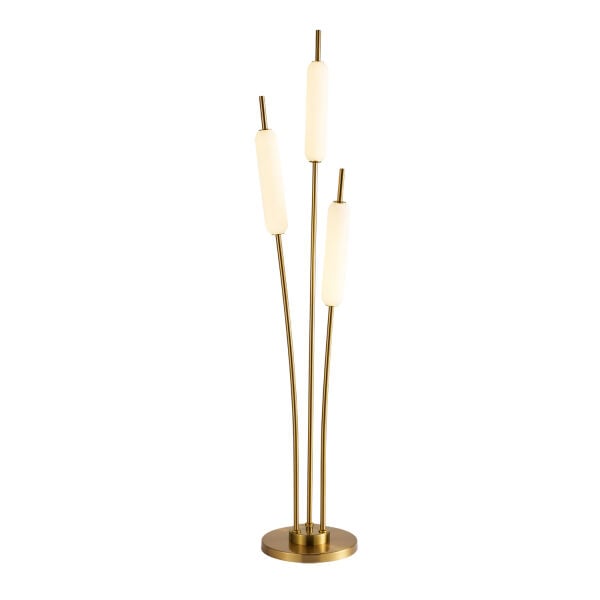 Reed 3'lü Gold 36 Watt Led Lambader