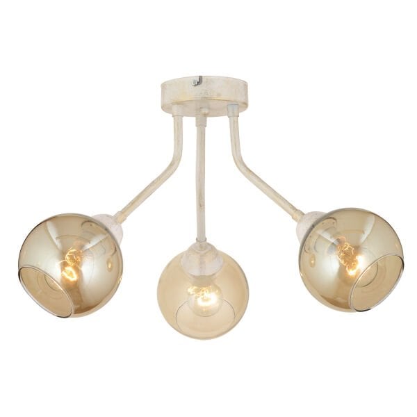 David 3Lü Beyaz Silme Bal Camlı Modern Genç Odası MutfakSalon Avize