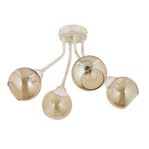 David 4Lü Beyaz Silme Bal Camlı Modern Genç Odası MutfakSalon Avize