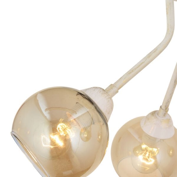 David 4Lü Beyaz Silme Bal Camlı Modern Genç Odası MutfakSalon Avize