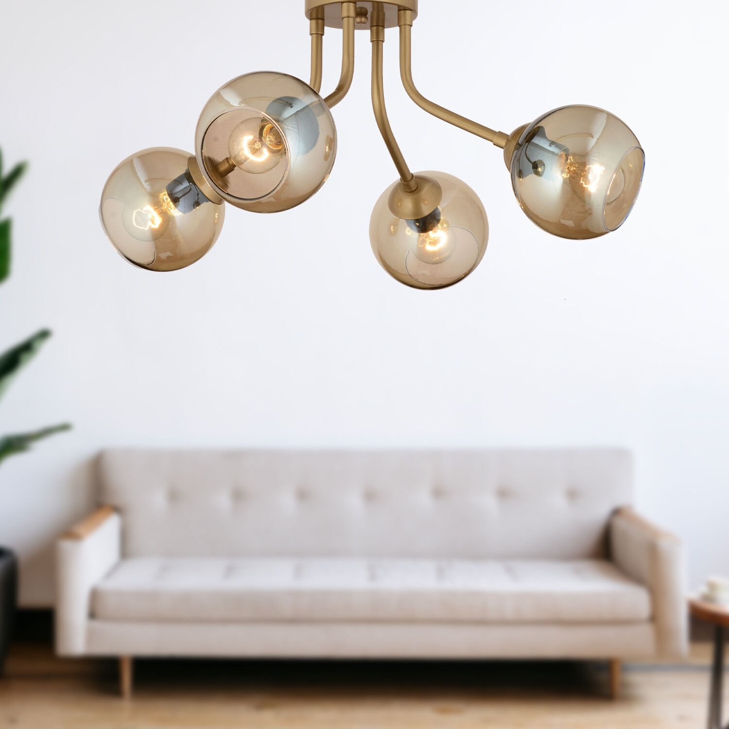 David 4Lü Eskitme Bal Camlı Modern Genç Odası MutfakSalon Avize