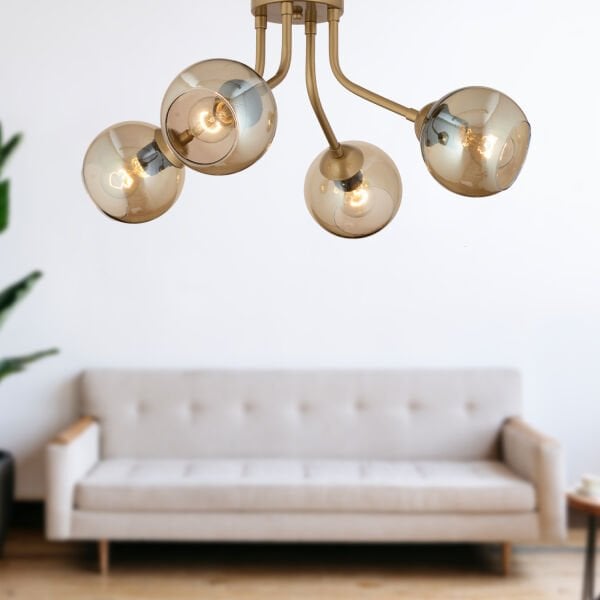 David 4Lü Eskitme Bal Camlı Modern Genç Odası MutfakSalon Avize