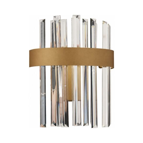 Brampton Ledli 3 Renk Kristal Led Salon-Yatak Başı Aplik
