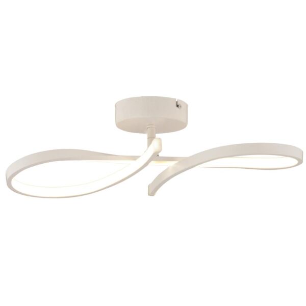 Vetto Beyaz 38 Watt Plafonyer 3 Renkli Ledli Modern Mutfak Banyo Led Salon Sarkıt Avize